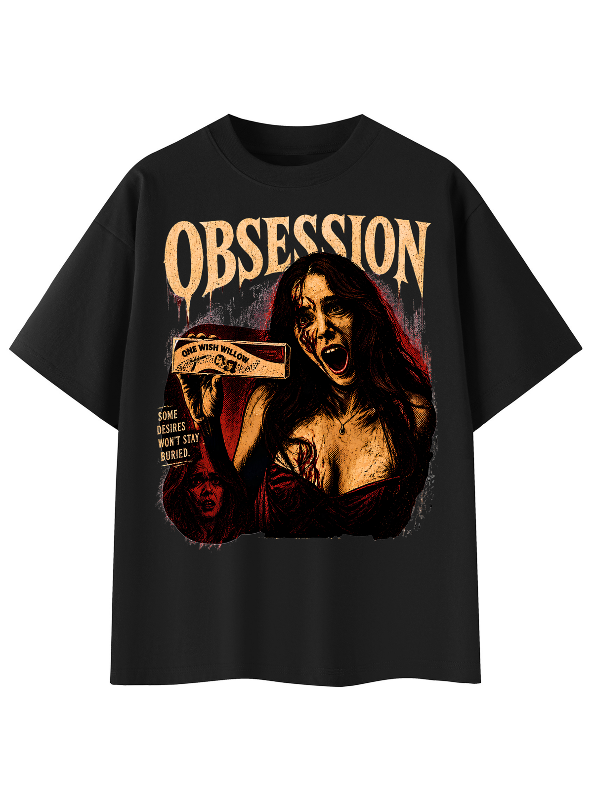 Obsession Nikki One Wish Willow Heavyweight T-Shirt Y2K