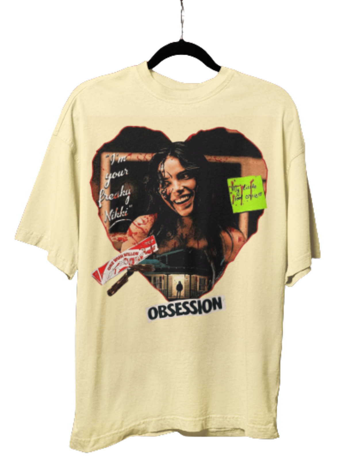 Obsession I'm Your Freaky Nikki Heavyweight T-Shirt Y2K
