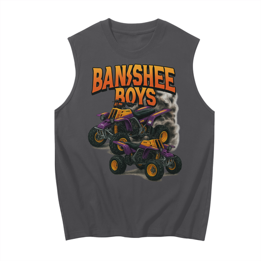 Smoking Classics BANSHEE BOYS Sleeveless T-Shirt (Grey)