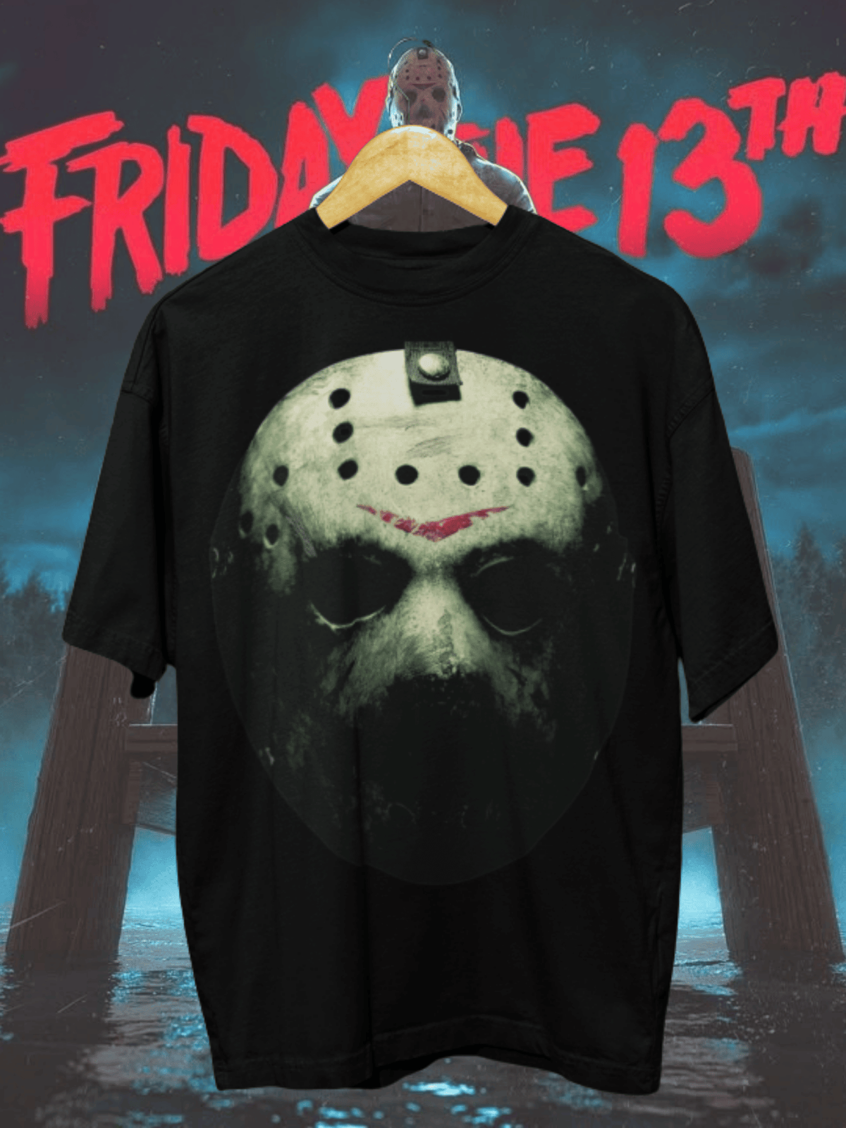 Jason Voorhees Horror Icon Heavyweight T-Shirt Y2K