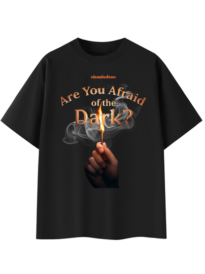 Are You Afraid of the Dark Hand Logo Heavyweight Streetwear T-Shirt