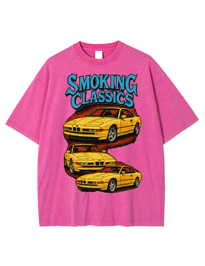 SMOKING CLASSICS "8 Series" T-Shirt (South Beach & Ash Grey)