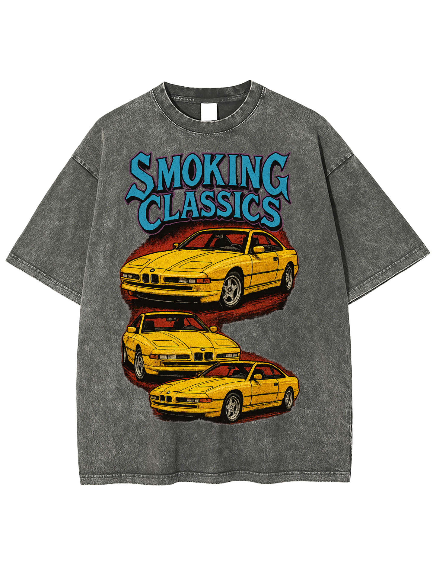 SMOKING CLASSICS "8 Series" T-Shirt (South Beach & Ash Grey)