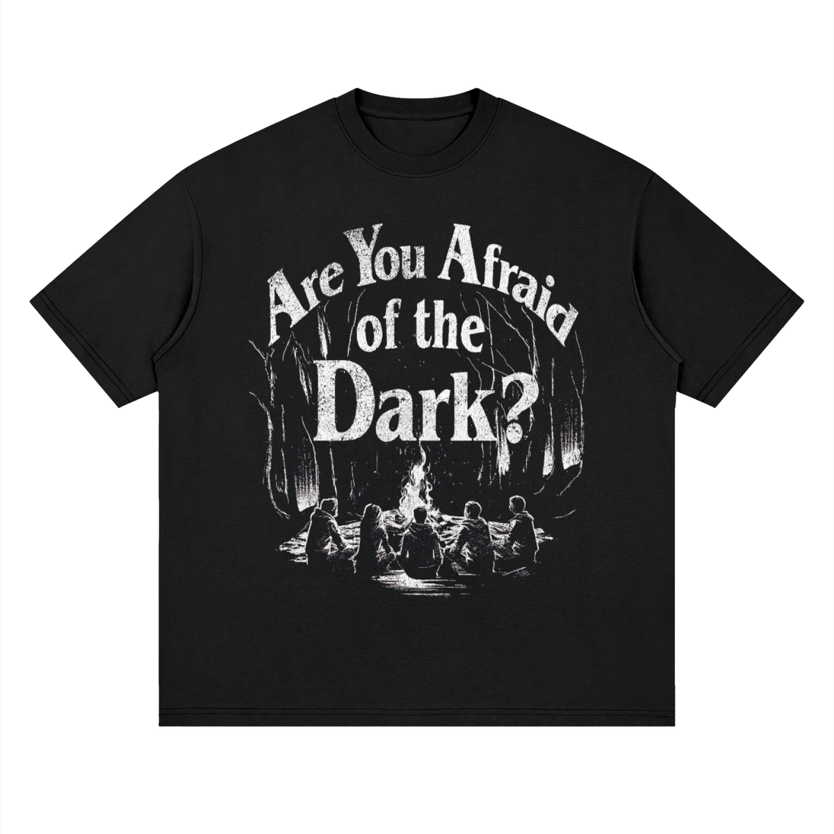 Are You Afraid of the Dark Campfire Heavyweight Streetwear T-Shirt