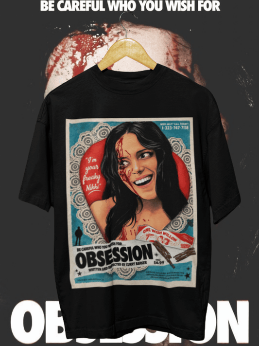 Obsession Be Careful What You Wish For Heavyweight T-Shirt Y2K