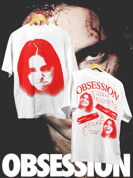 Obsession Cinegogue Sad Face Y2K Heavyweight T-Shirt
