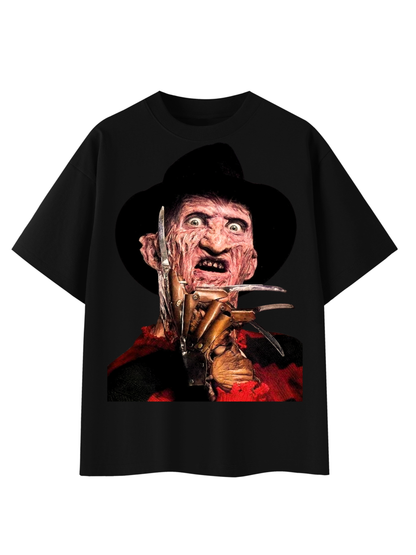 Freddy Krueger Horror Icon Heavyweight T-Shirt Y2K