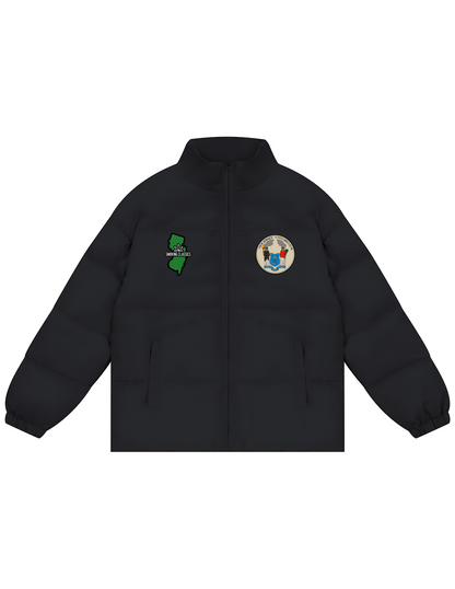 Unisex Zipper Puffer Coat