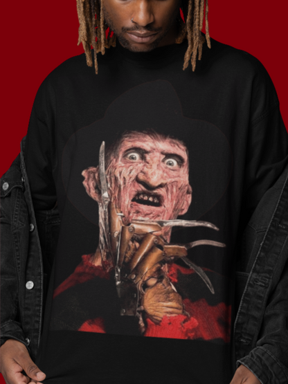 Freddy Krueger Horror Icon Heavyweight T-Shirt Y2K
