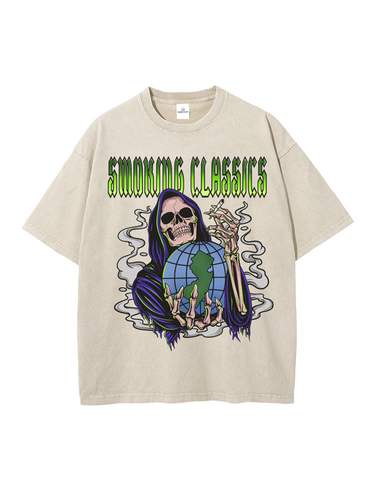 Smoking Classics, streetwear, classics, classic shop, new jersey classic, cannabis culture, smoke shop, NJ smoke shop, smokers apparel, street apparel, grim reaper, T-shirt