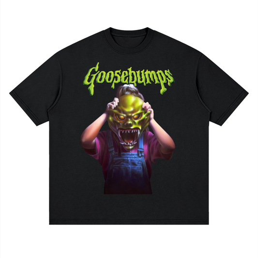 Goosebumps Haunted Mask Heavyweight Streetwear T-Shirt