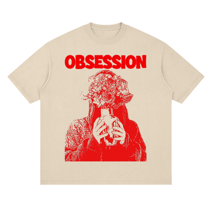 Obsession Nikki Flower Vase Heavyweight Streetwear T-Shirt