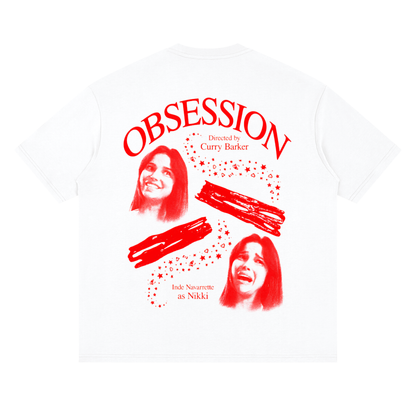 Obsession Cinegogue Sad Face Y2K Heavyweight T-Shirt