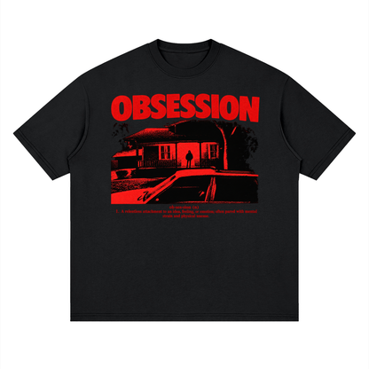 Obsession Definition Front Porch Y2K Heavyweight T-Shirt