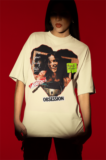 Obsession I'm Your Freaky Nikki Heavyweight T-Shirt Y2K