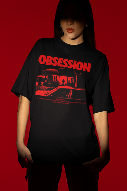 Obsession Definition Front Porch Y2K Heavyweight T-Shirt