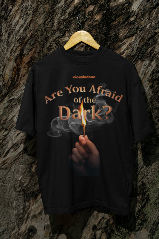 Are You Afraid of the Dark Hand Logo Heavyweight Streetwear T-Shirt