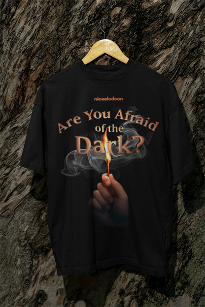Are You Afraid of the Dark Hand Logo Heavyweight Streetwear T-Shirt