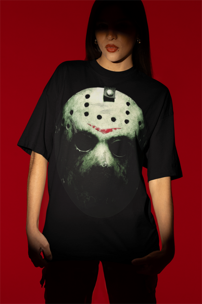 Jason Voorhees Horror Icon Heavyweight T-Shirt Y2K