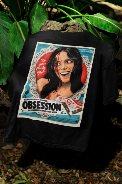 Obsession Be Careful What You Wish For Heavyweight T-Shirt Y2K