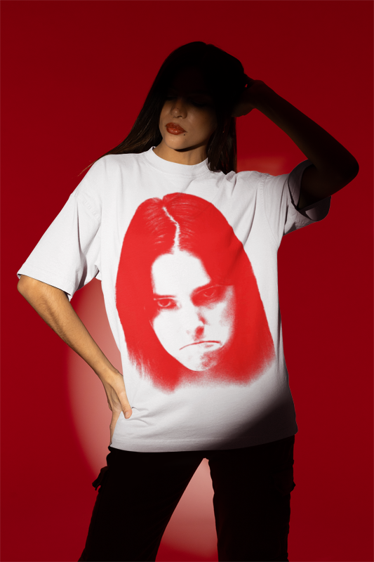 Obsession Cinegogue Sad Face Y2K Heavyweight T-Shirt