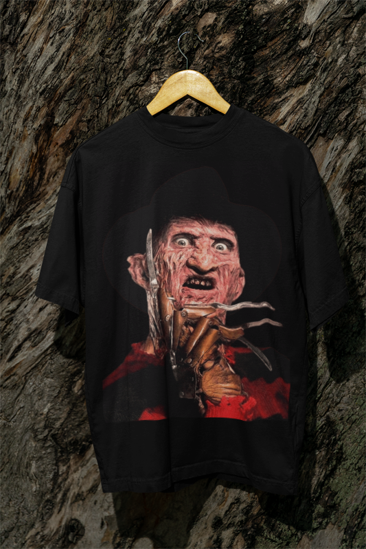 Freddy Krueger Horror Icon Heavyweight T-Shirt Y2K