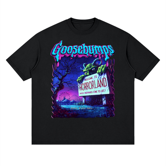 Goosebumps HorrorLand Heavyweight Streetwear T-Shirt