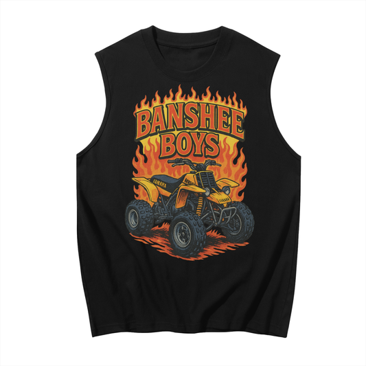 Smoking Classics BANSHEE BOYS Sleeveless T-Shirt (Black)
