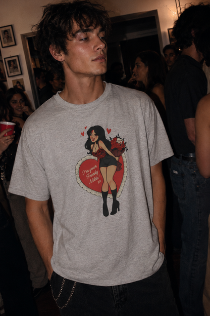 OBSESSION Freaky Nikki Graphic T-Shirt 90s Movie Inspired Valentine Tee