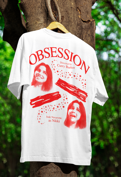 Obsession Cinegogue Sad Face Y2K Heavyweight T-Shirt