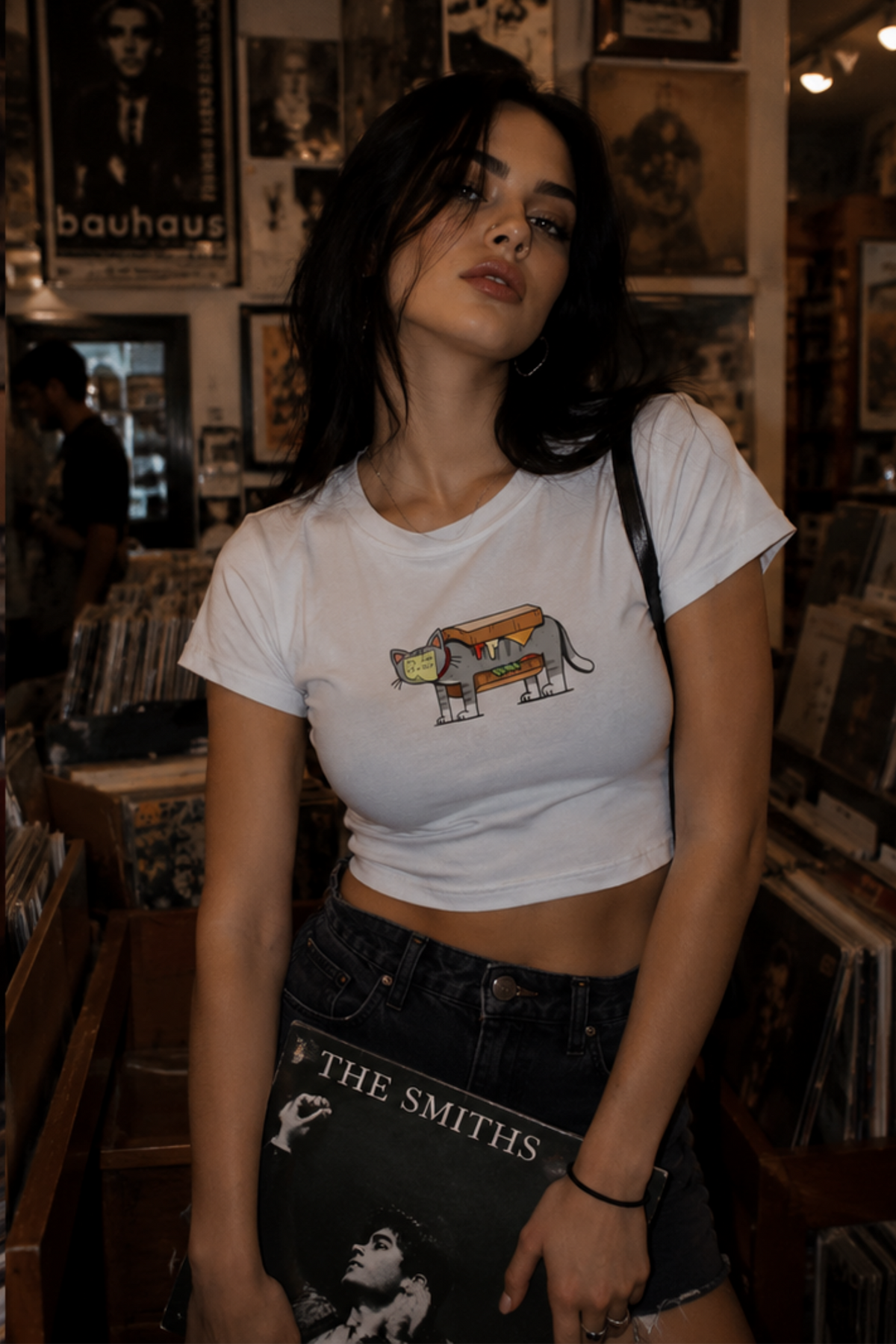 OBSESSION My Little Food Critic Crop Top Movie Inspired Graphic Baby Tee