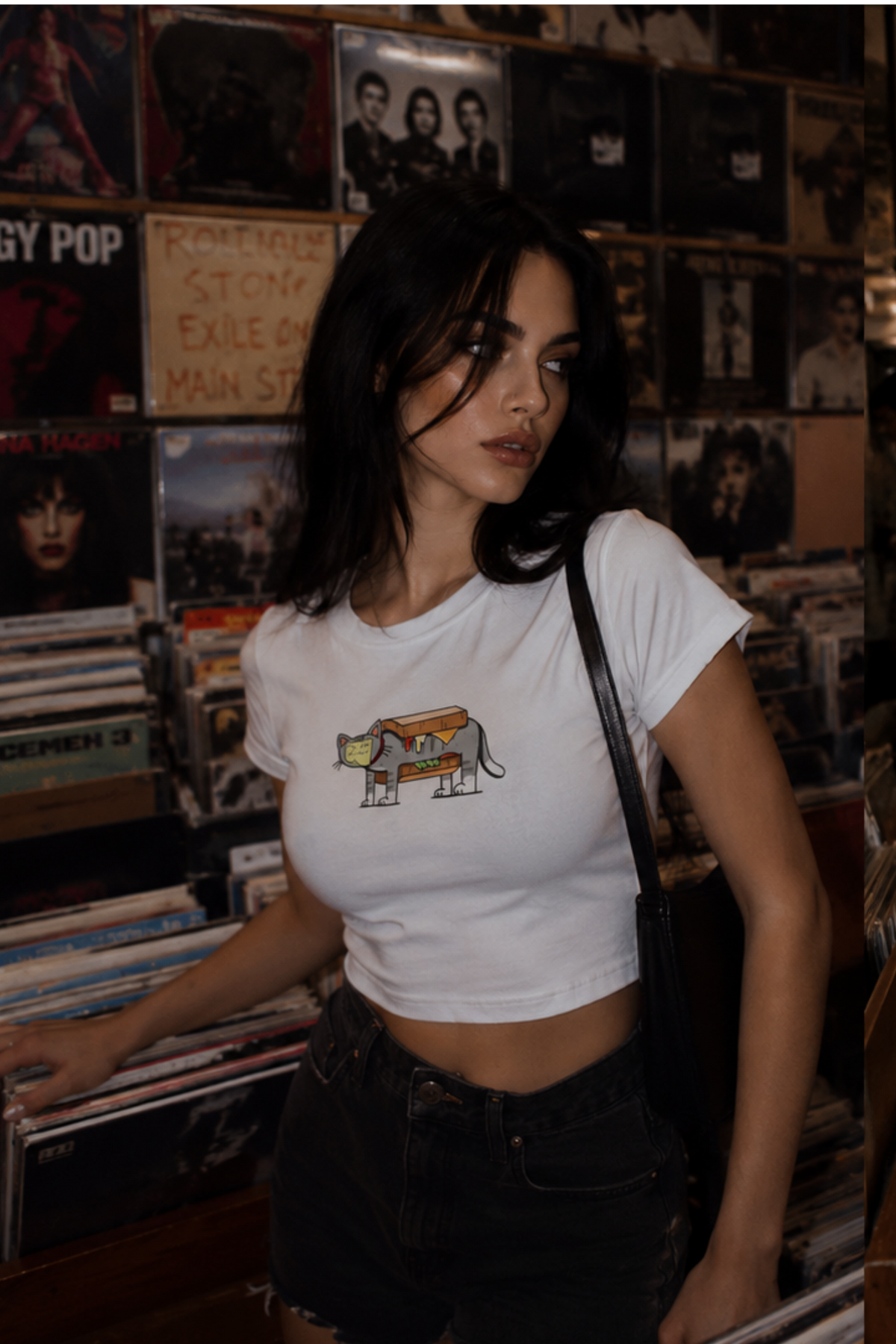 OBSESSION My Little Food Critic Crop Top Movie Inspired Graphic Baby Tee